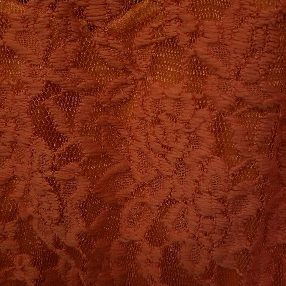 Attitude Unknown orange maxi dress size small - Picture 2 of 5